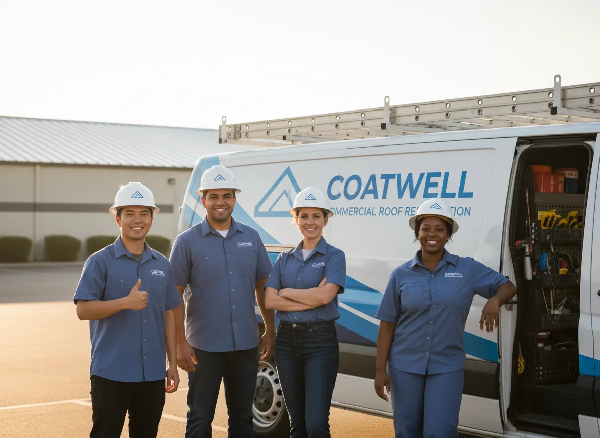 Commercial roof coating company in Cobb, CA